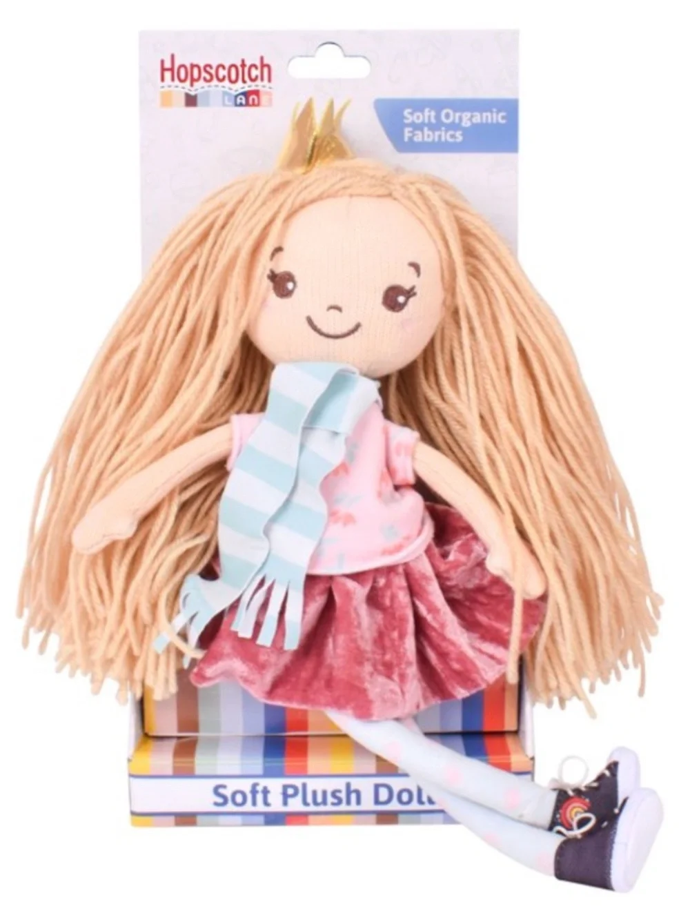 Hopscotch Lane 13-inch Soft Bodied Floppy Doll, Abby, Ages 0+ Months